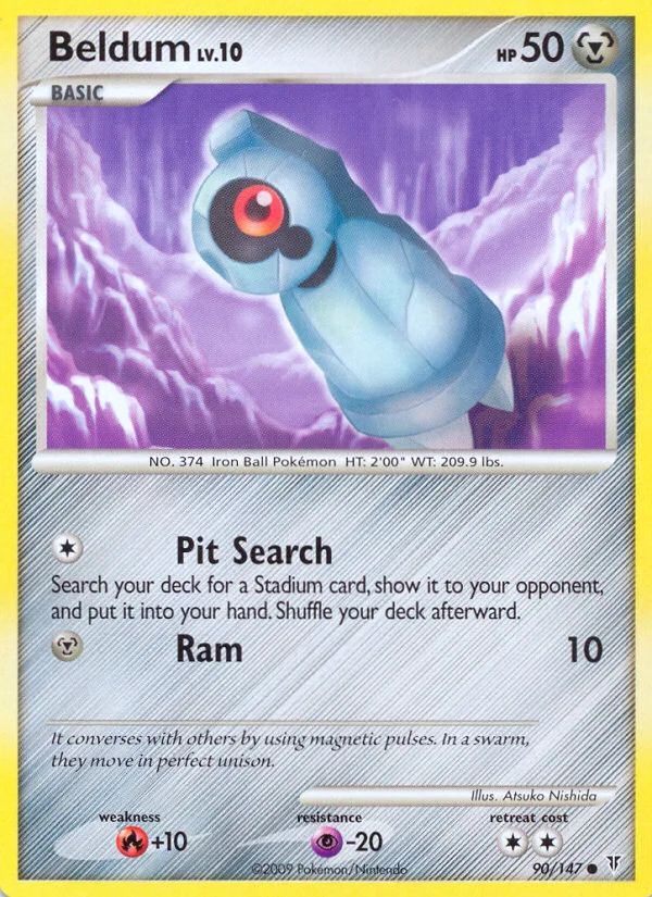 Beldum Pokemon card