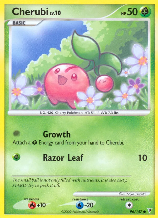 Cherubi Pokemon card