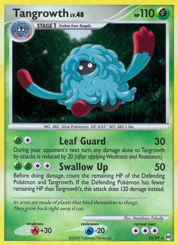 Tangrowth Pokemon card