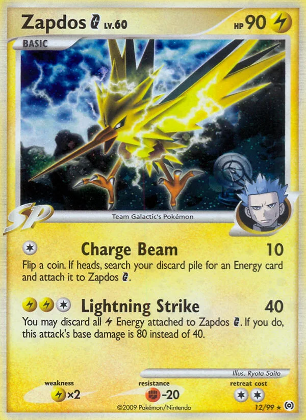 Zapdos G Pokemon card