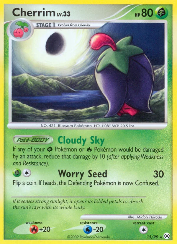 Cherrim Pokemon card