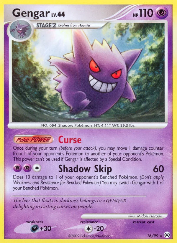 Gengar Pokemon card
