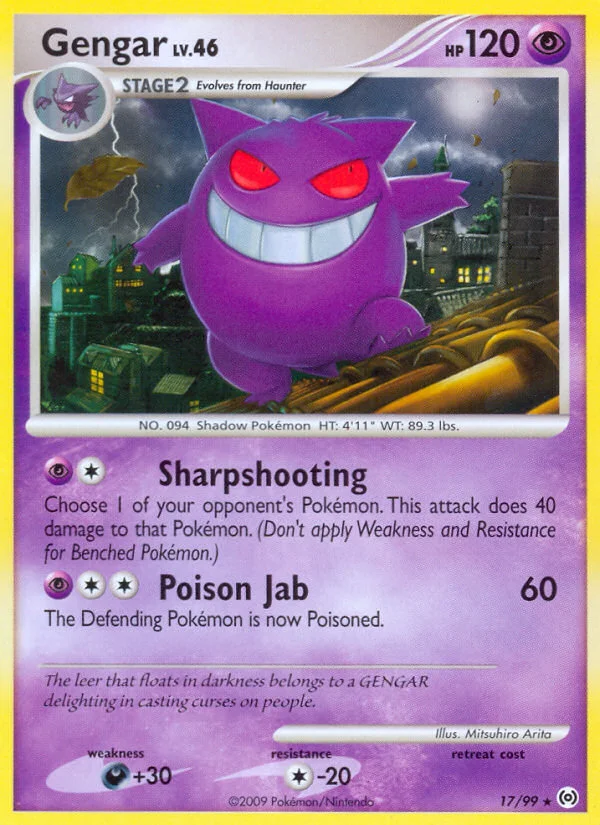 Gengar Pokemon card