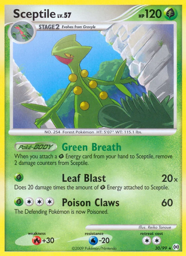 Sceptile Pokemon card