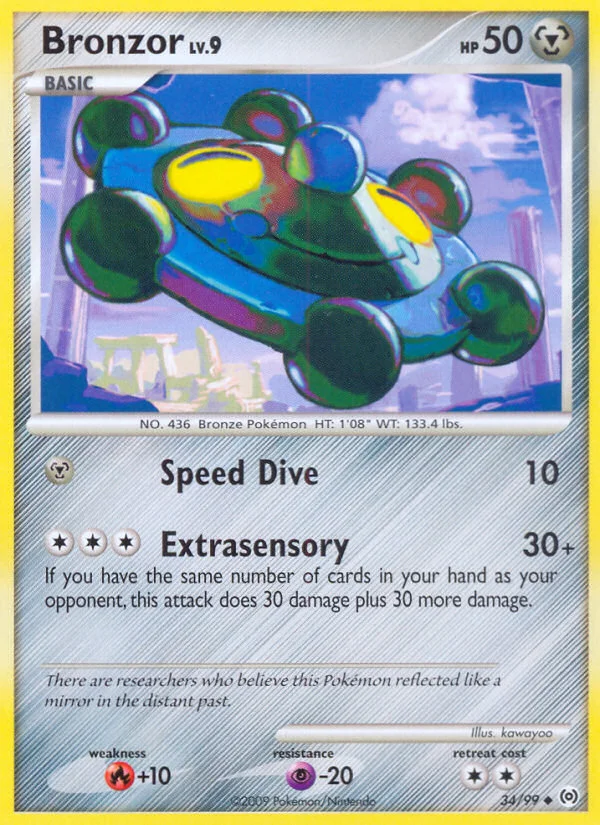 Bronzor Pokemon card
