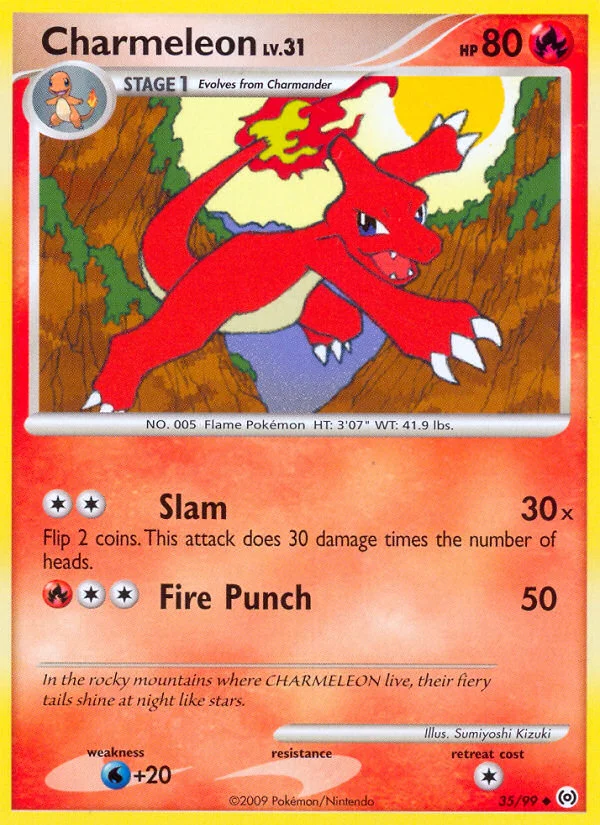 Charmeleon Pokemon card