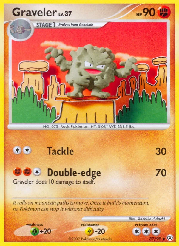 Graveler Pokemon card