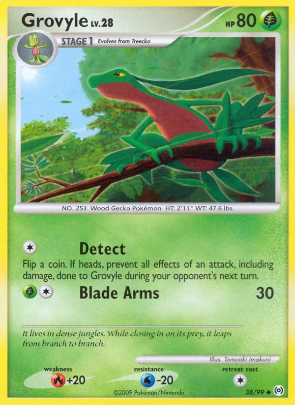 Grovyle Pokemon card