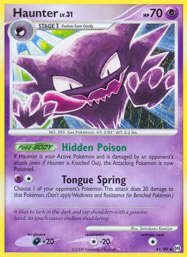 Haunter Pokemon card