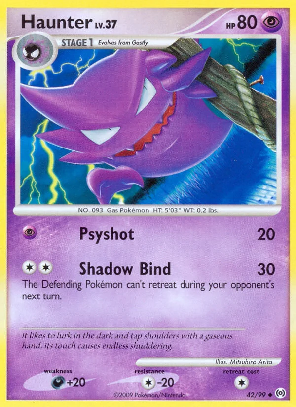 Haunter Pokemon card