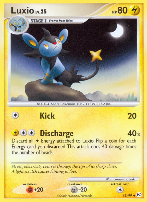 Luxio Pokemon card