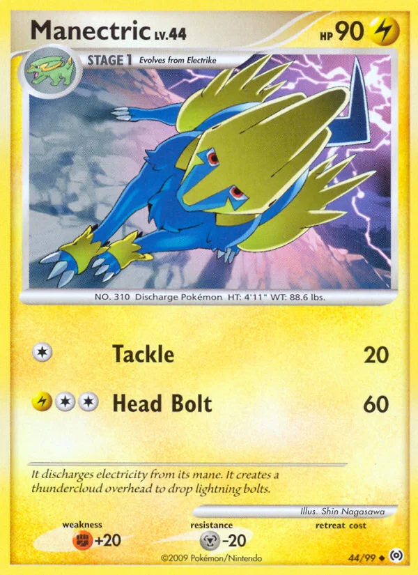 Manectric Pokemon card
