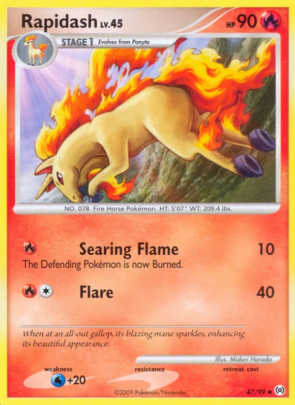 Rapidash Pokemon card