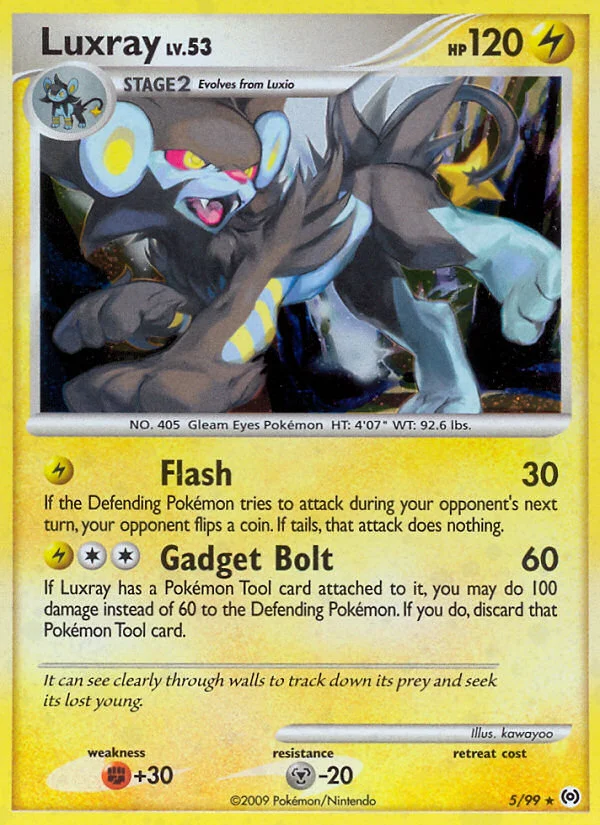 Luxray Pokemon card