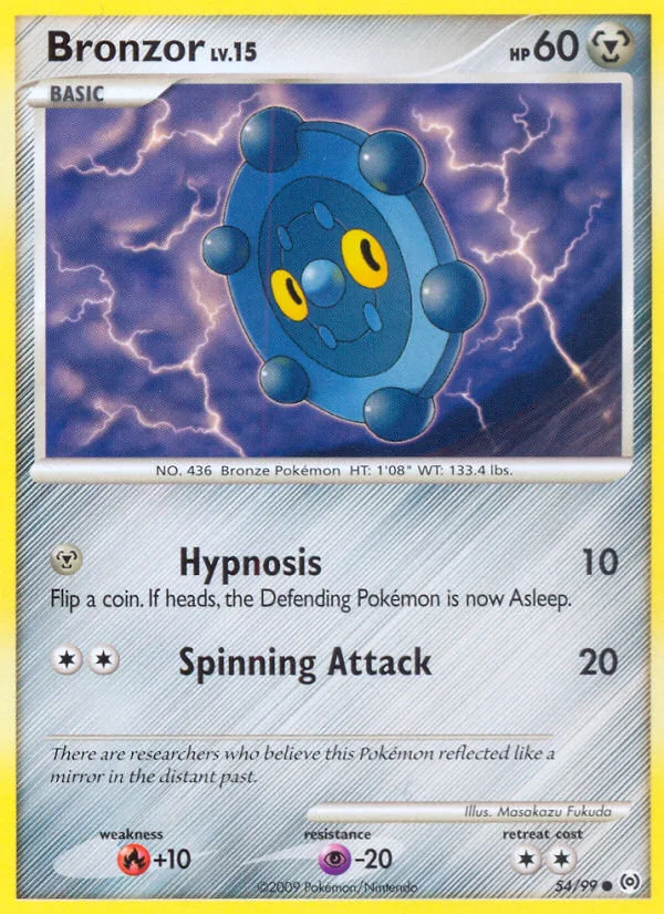 Bronzor Pokemon card