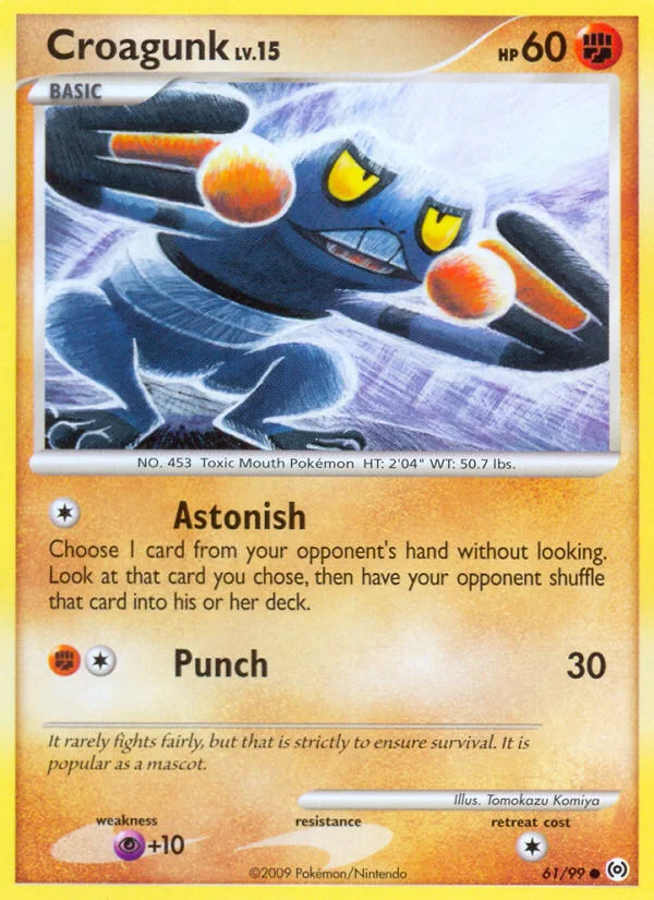 Croagunk Pokemon card