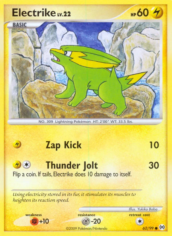 Electrike Pokemon card