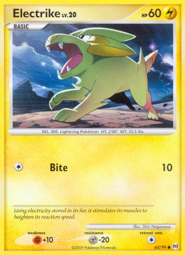 Electrike Pokemon card