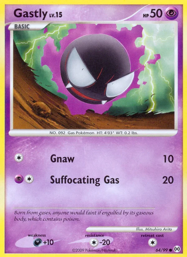 Gastly Pokemon card