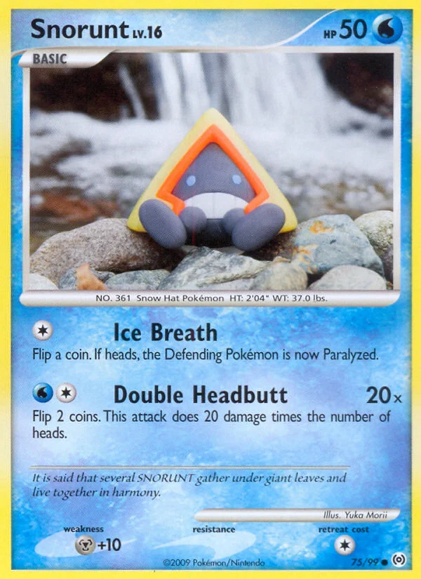 Snorunt Pokemon card