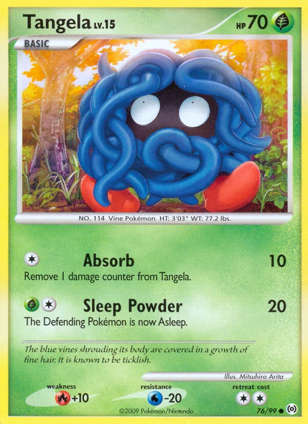 Tangela Pokemon card