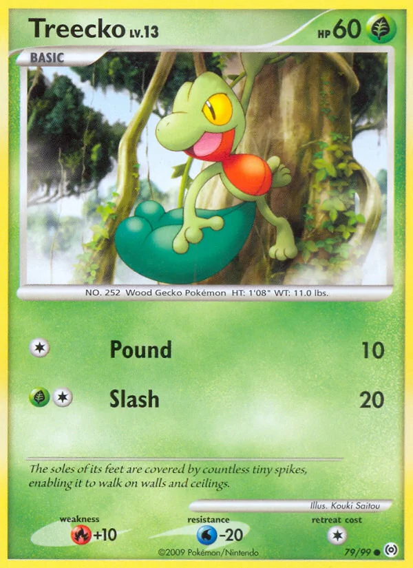 Treecko Pokemon card