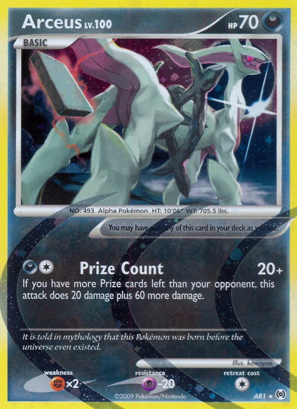 Arceus Pokemon card