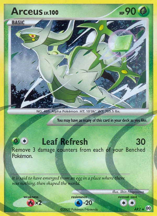 Arceus Pokemon card