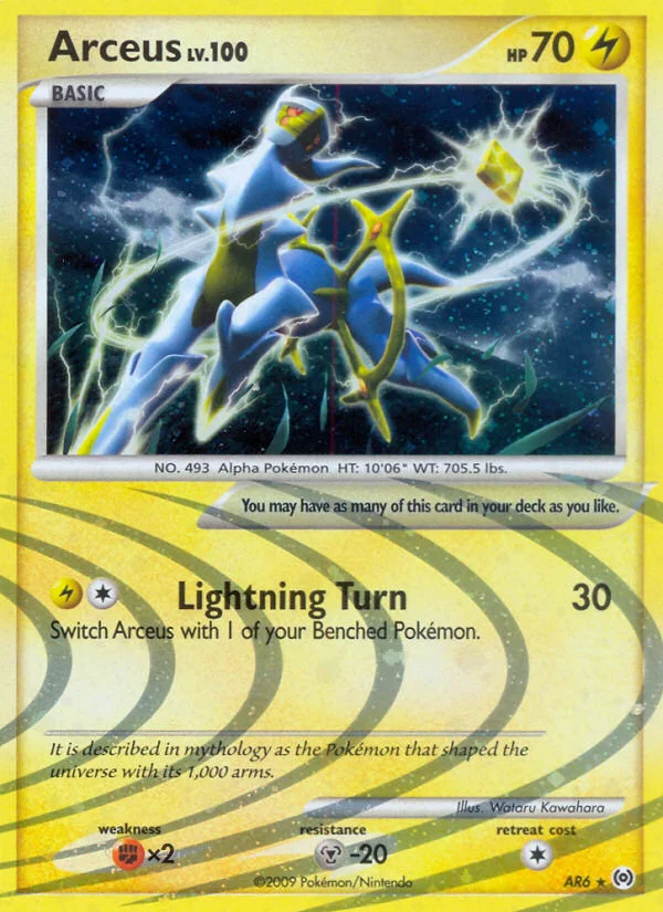 Arceus Pokemon card