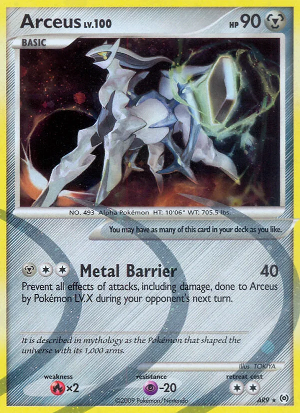 Arceus Pokemon card