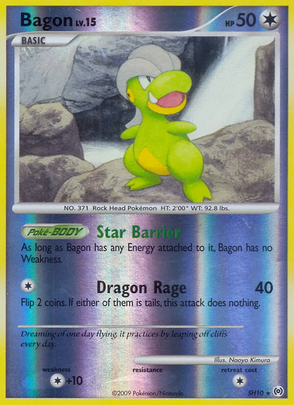 Bagon Pokemon card