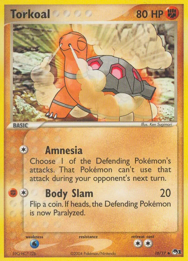 Torkoal Pokemon card