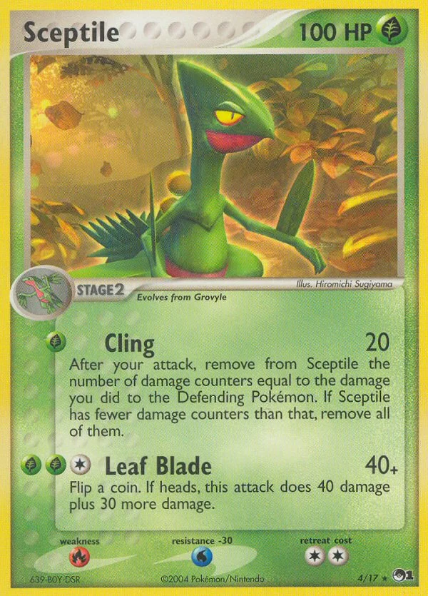 Sceptile Pokemon card
