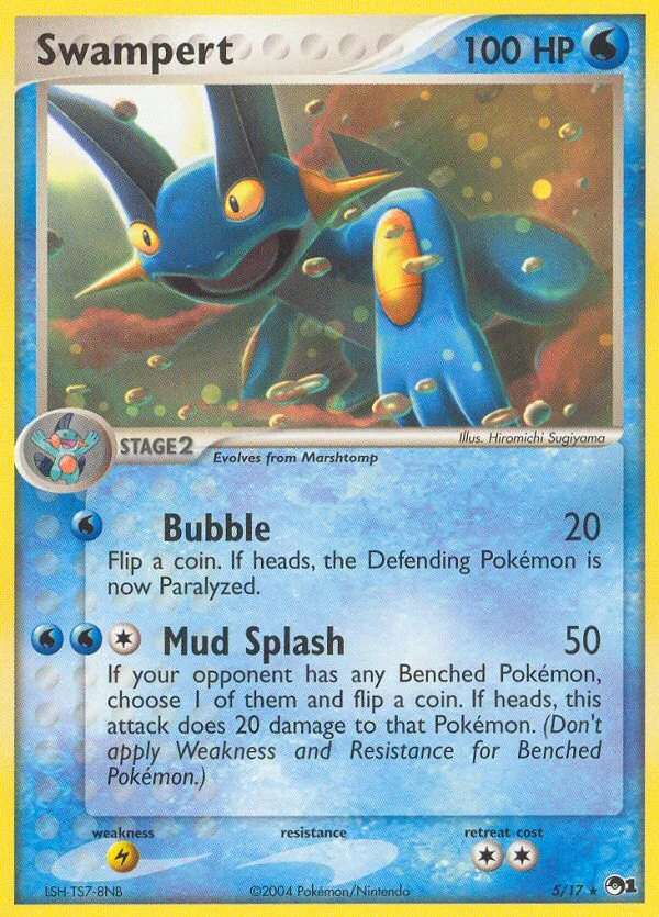 Swampert Pokemon card