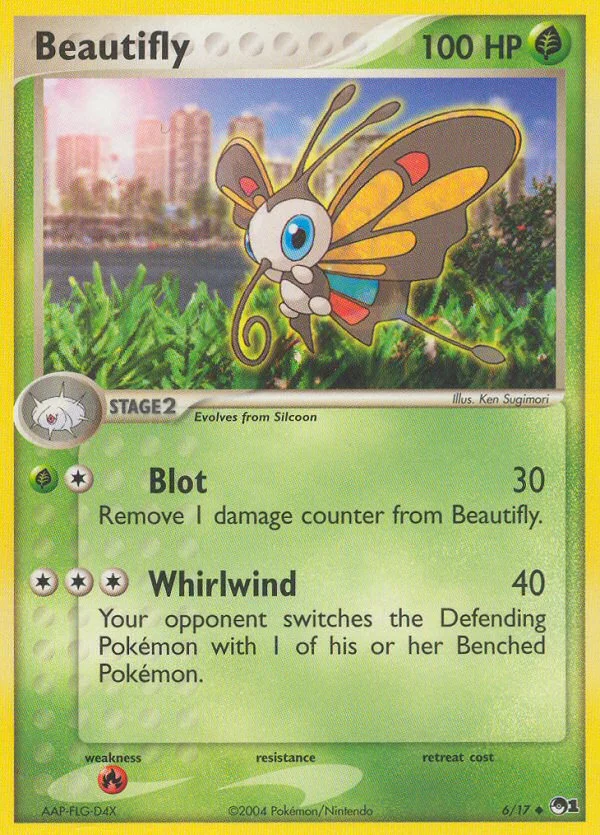 Beautifly Pokemon card