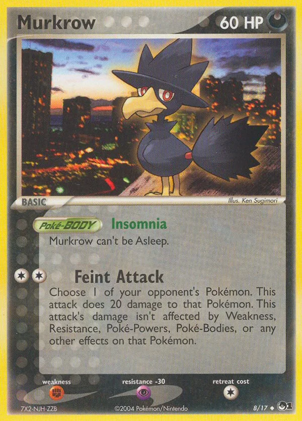 Murkrow Pokemon card