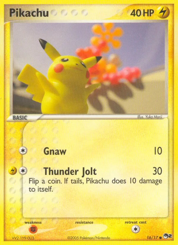 Pikachu Pokemon card
