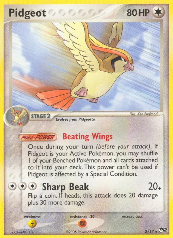 Pidgeot Pokemon card