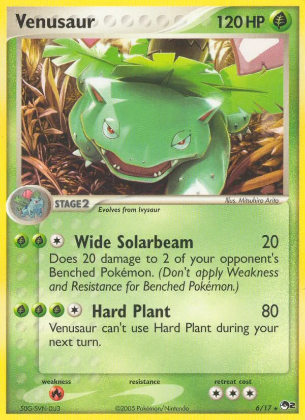 Venusaur Pokemon card