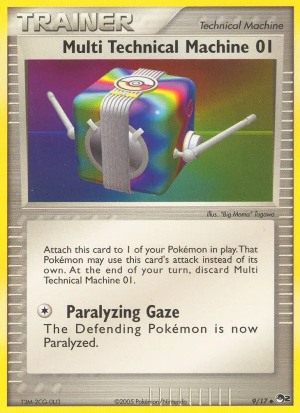 Multi Technical Machine 01 Pokemon card
