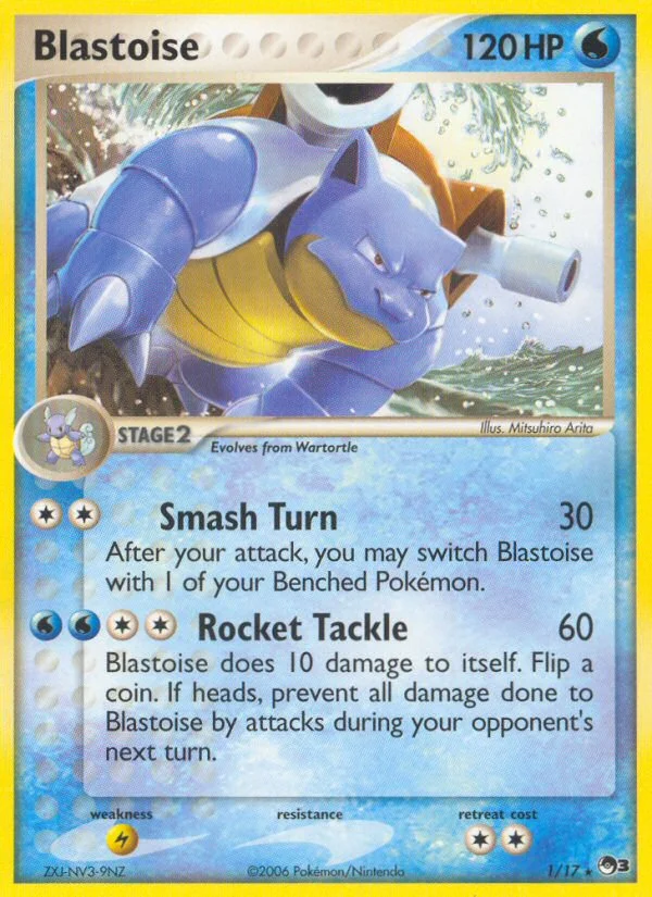 Blastoise Pokemon card