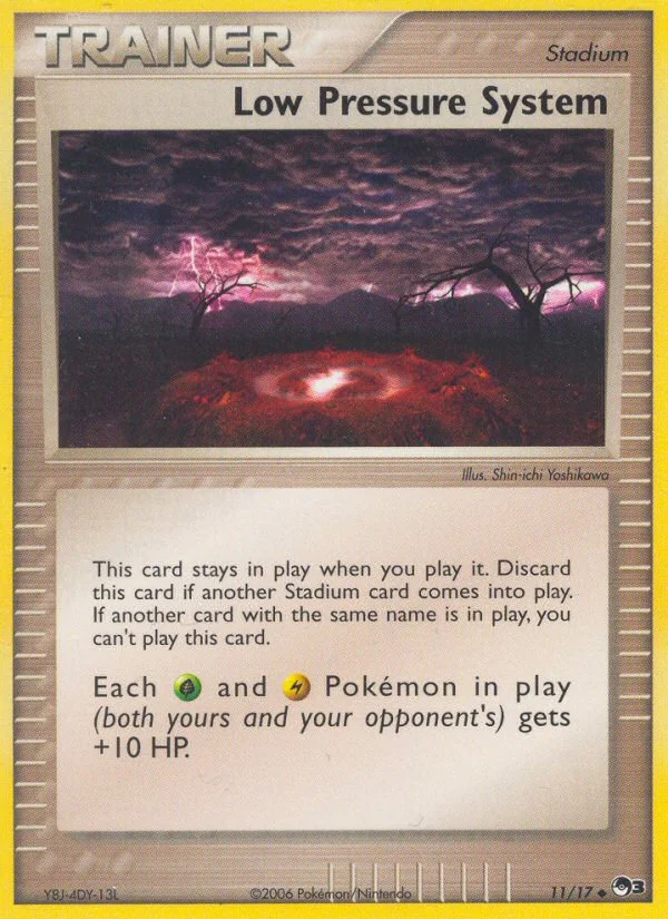 Low Pressure System Pokemon card