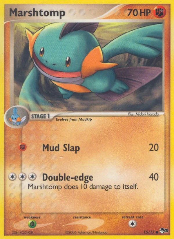 Marshtomp Pokemon card