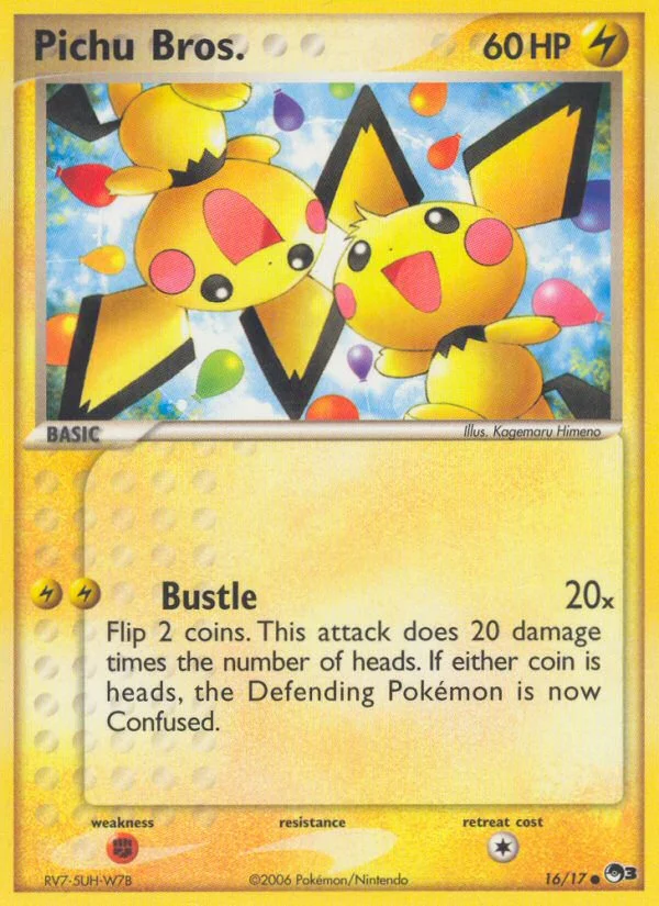 Pichu Bros. Pokemon card