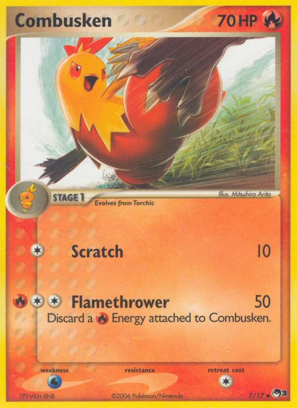 Combusken Pokemon card