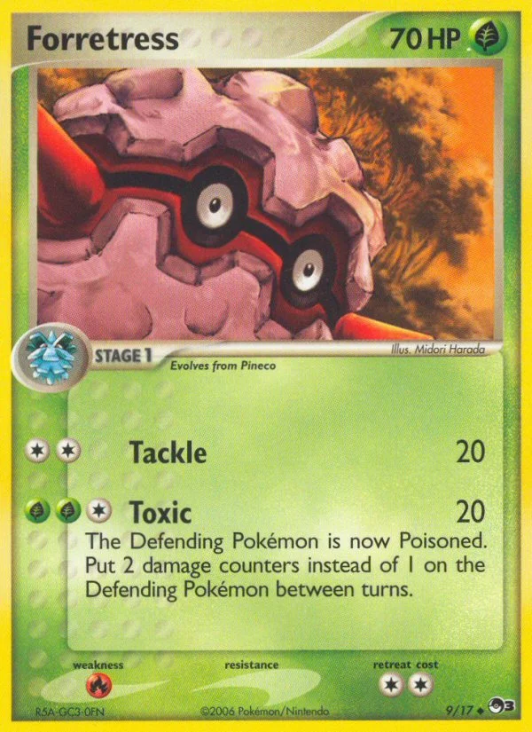 Forretress Pokemon card