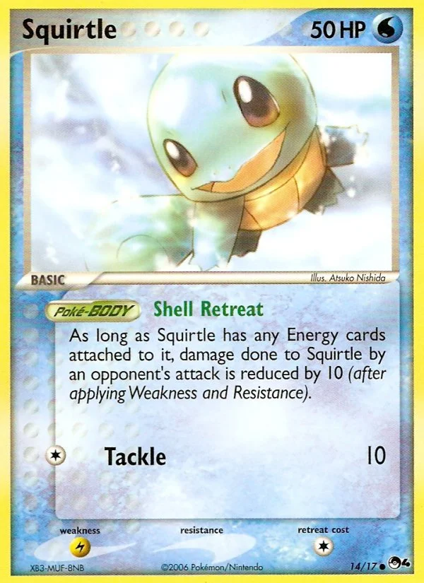 Squirtle Pokemon card