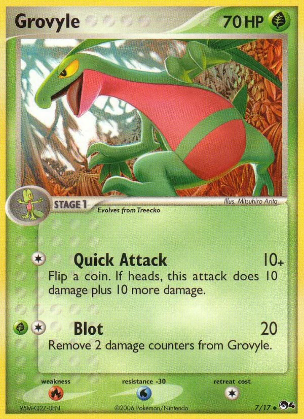 Grovyle Pokemon card