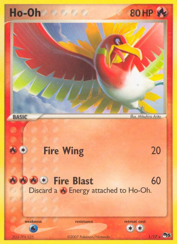 Ho-Oh Pokemon card