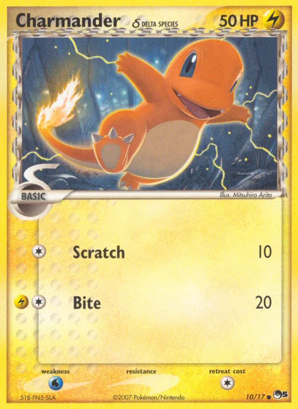 Charmander δ Pokemon card